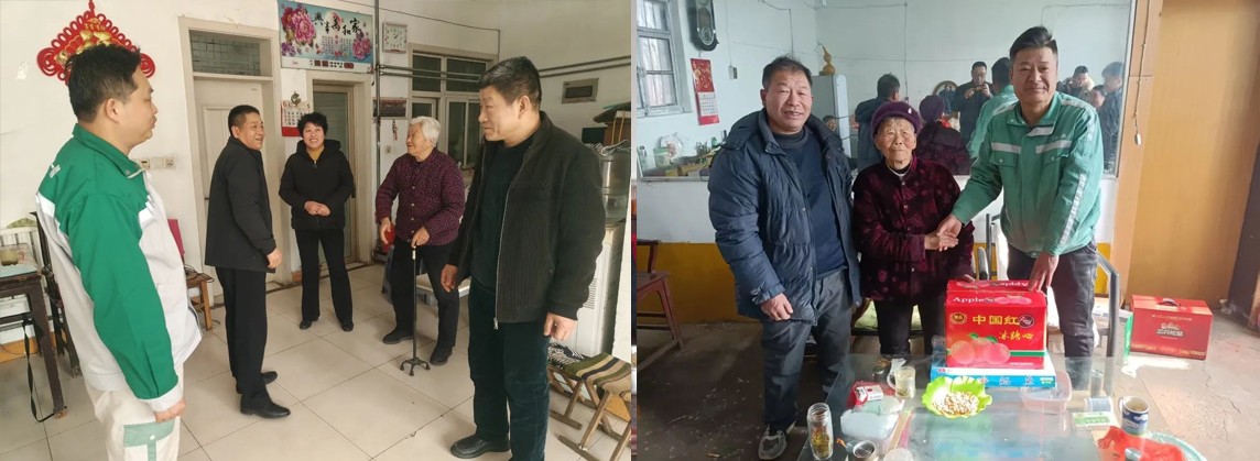 山东一滕新材料公司“暖心行动—送温暖”