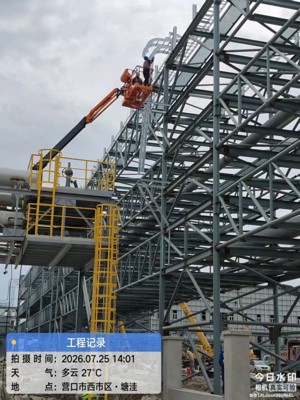 攻坚克难抢工期 鏖战酷暑保收官｜一滕建设全力冲刺营口建发盛海项目建设